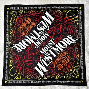 NEW Mount Westmore Logo Snoop Cube 40 Short Bandana Red 24"x24"